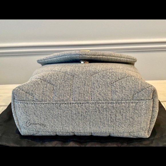 ❌❌SOLD❌❌ New Saint Laurent Denim Toy LouLou - Picture 8 of 11